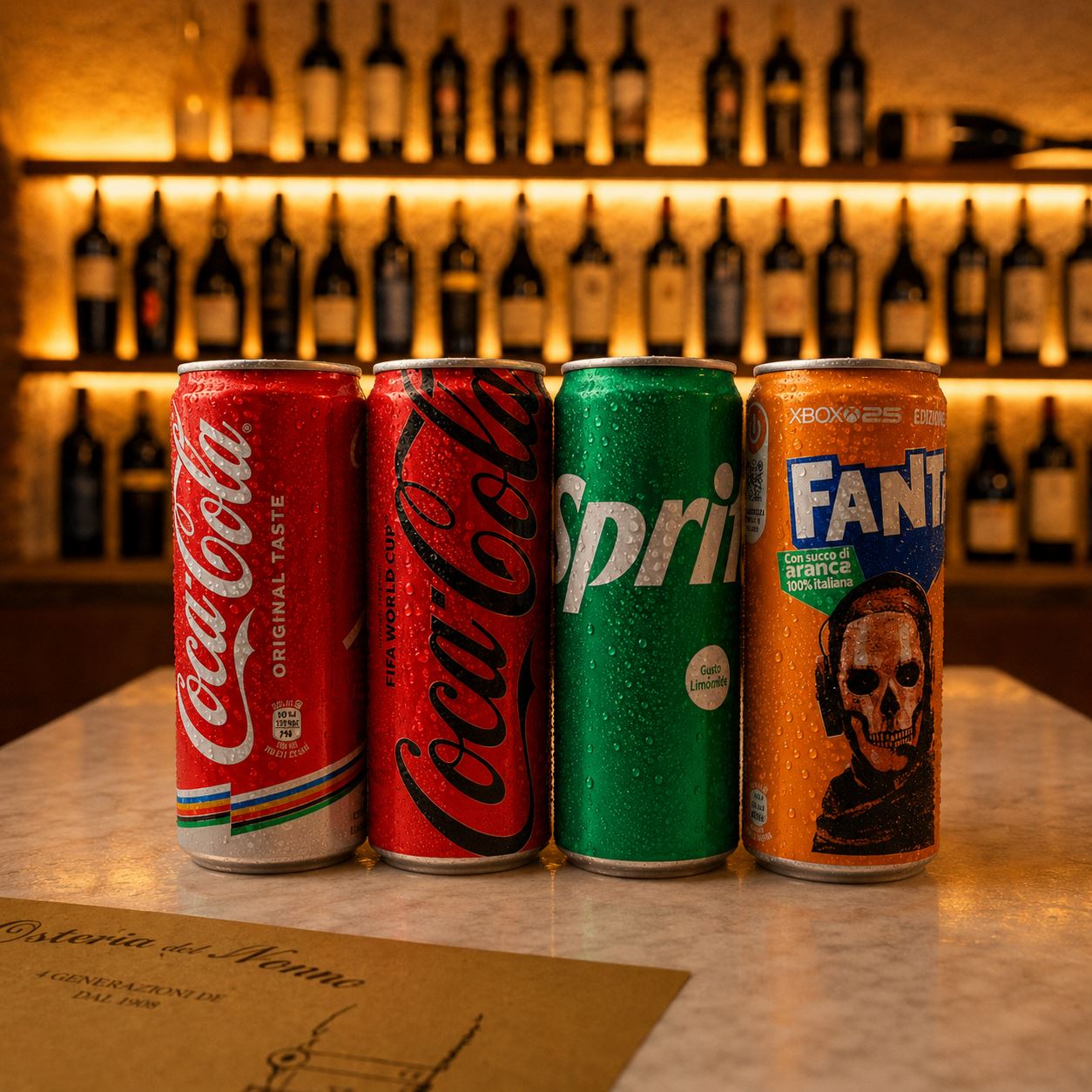 COLA COLA NORMALE O ZERO, FANTA, SPRITE 